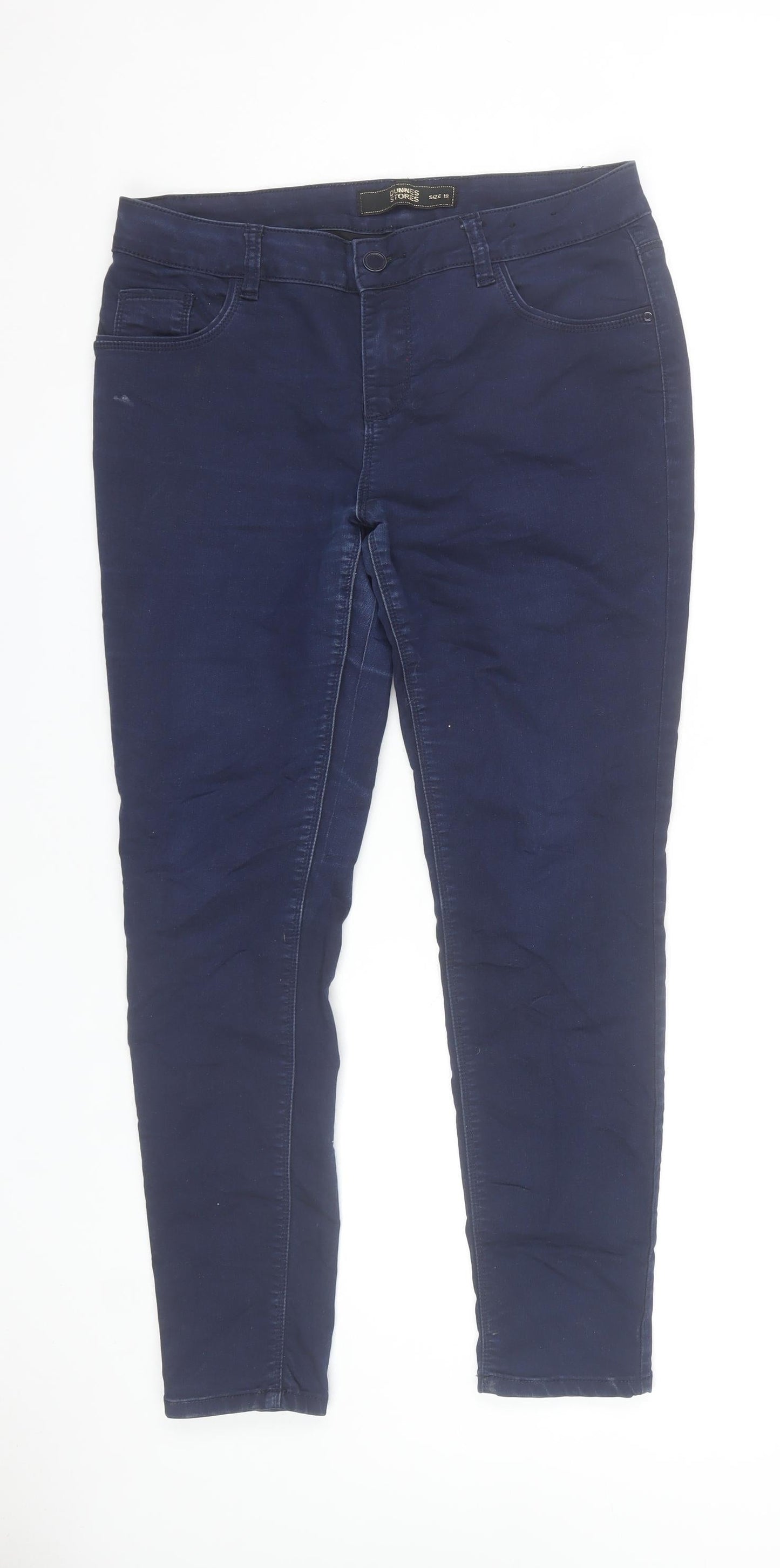 Dunnes Stores Women’s Blue Skinny Jeans Size 12 Slim Fit Denim
