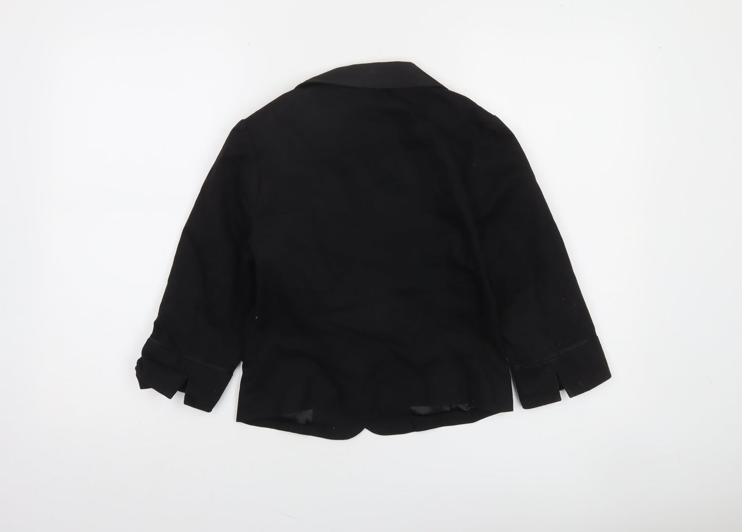 New Look Women's Black Tuxedo Suit Jacket UK 10 Shawl Lapel