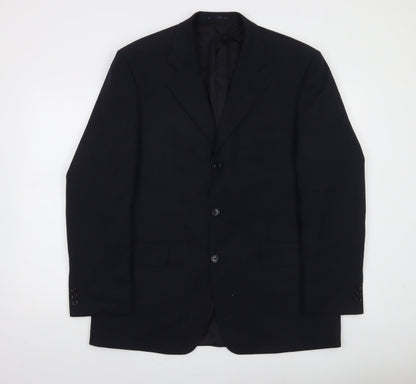 Mens UK Size 42 Burton Regular Black Suit Jacket