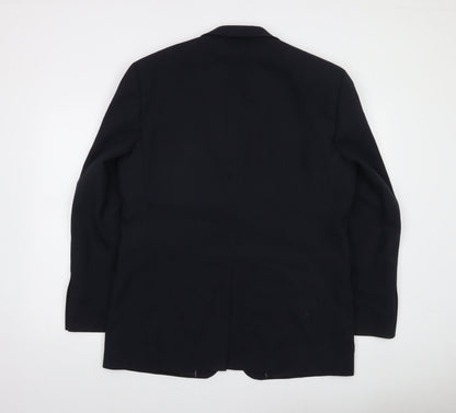 Mens UK Size 42 Burton Regular Black Suit Jacket