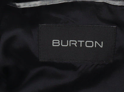 Mens UK Size 42 Burton Regular Black Suit Jacket