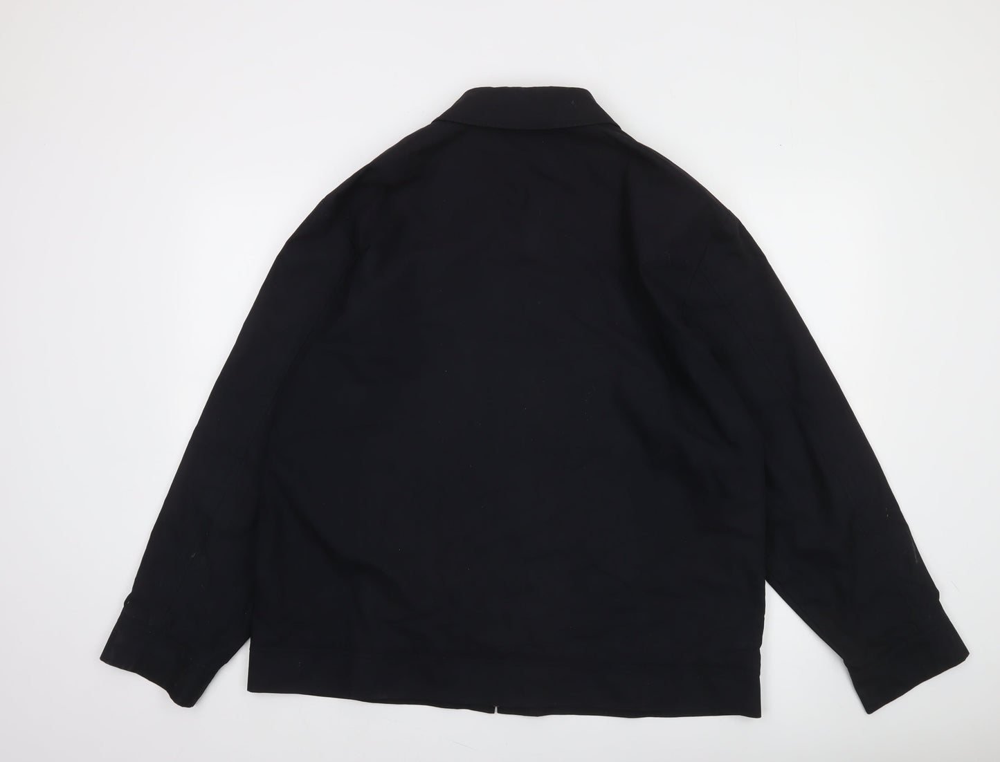 Country Road Men's Black XL Cotton Blend Zip-Up Casual Jacket