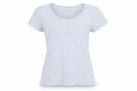Savida Women's Grey Short Sleeve Fitted T-Shirt Size 10