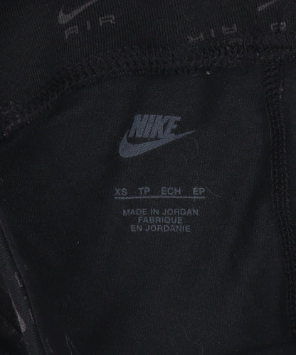 Nike Women Black XS Air Print Cotton Blend Leggings Activewear