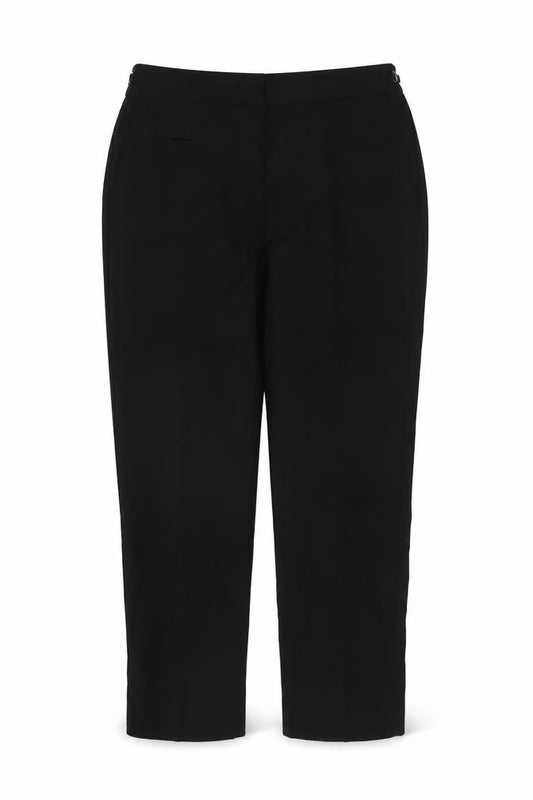 Jasper Conran Women's Black Tailored Stretch Trousers Size 12