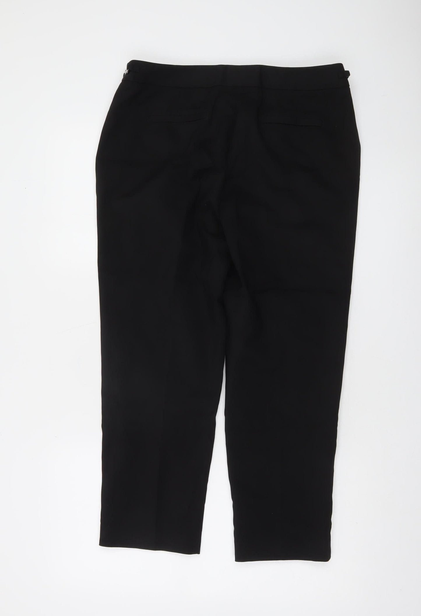 Jasper Conran Women's Black Tailored Stretch Trousers Size 12
