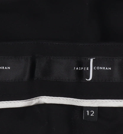 Jasper Conran Women's Black Tailored Stretch Trousers Size 12