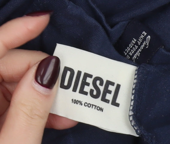 Mens UK Size M Diesel Blue  T-Shirt