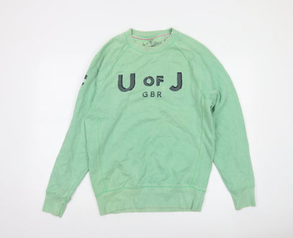Mens UK Size M Jack Wills Green Pullover Sweatshirt