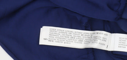 Bershka Women's Blue Long Sleeve Polyester Blouse Size S