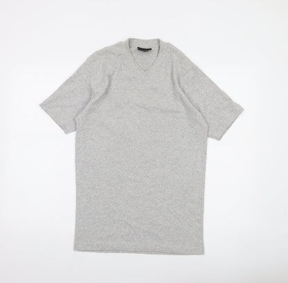 Wrangler Men's Grey V-Neck Short Sleeve T-Shirt Size L
