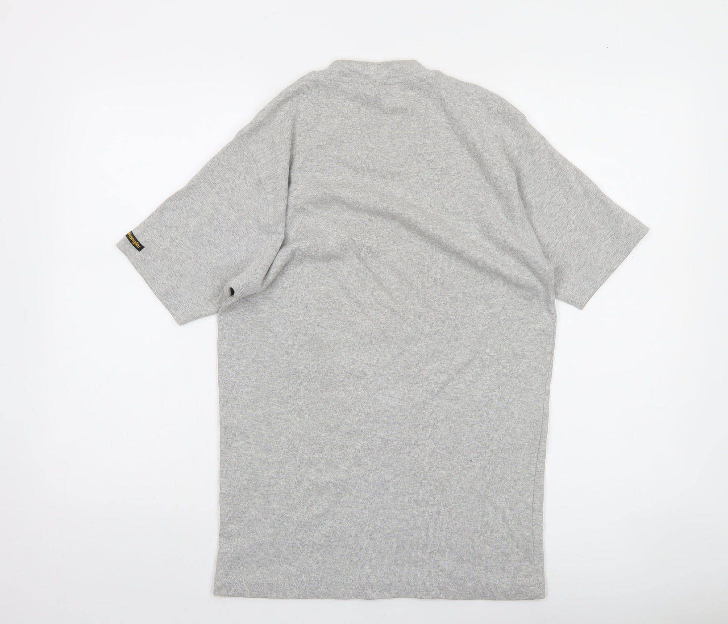 Wrangler Men's Grey V-Neck Short Sleeve T-Shirt Size L
