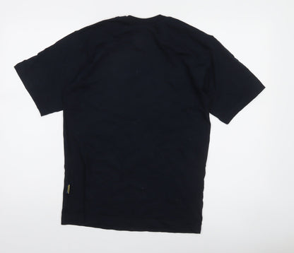 STIGA Men's Black XS Sports Logo Cotton T-Shirt