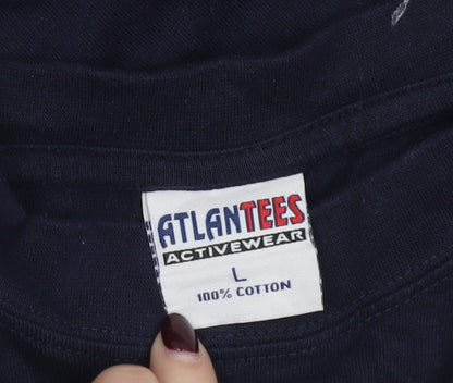 Atlantees Men’s Blue 50 Years Funny Graphic Short Sleeve T-Shirt Size L
