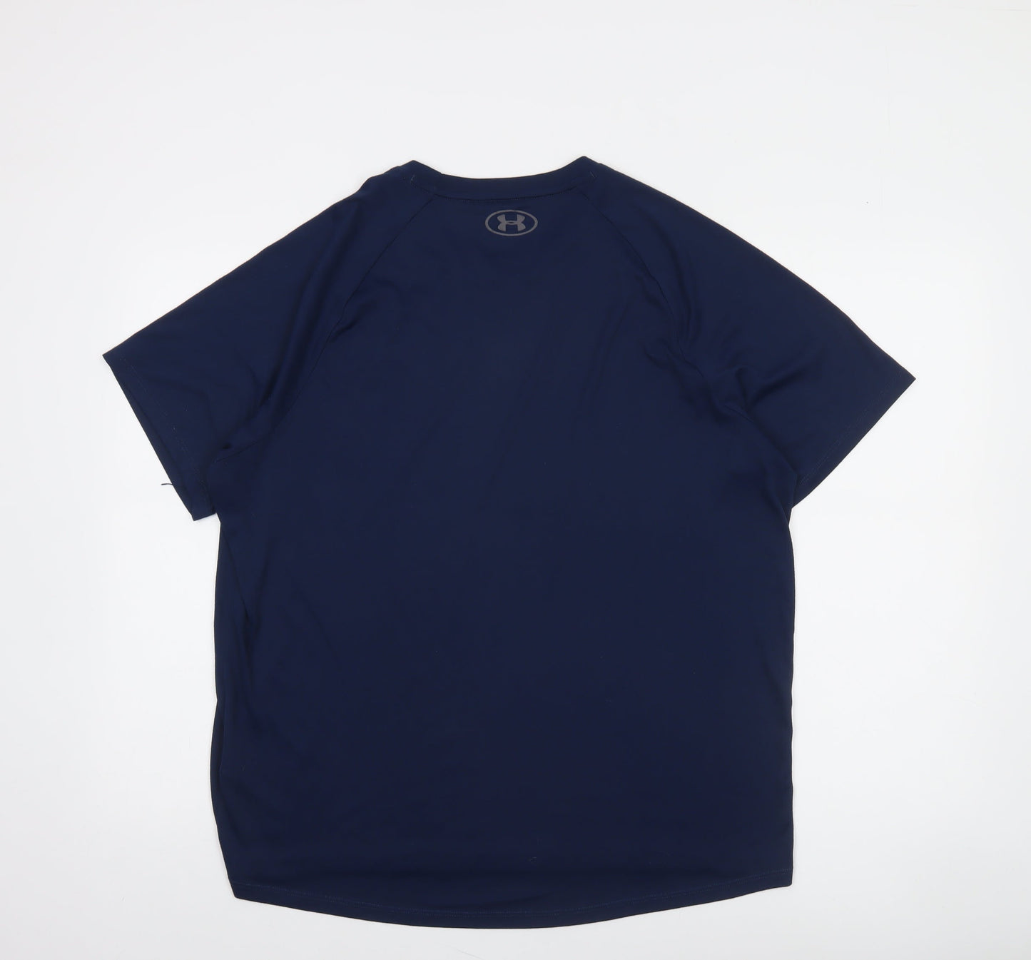 Under Armour Men's Blue Tech T-Shirt L Relaxed Fit Gym Top