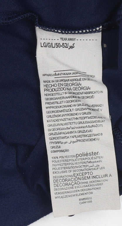 Under Armour Men's Blue Tech T-Shirt L Relaxed Fit Gym Top