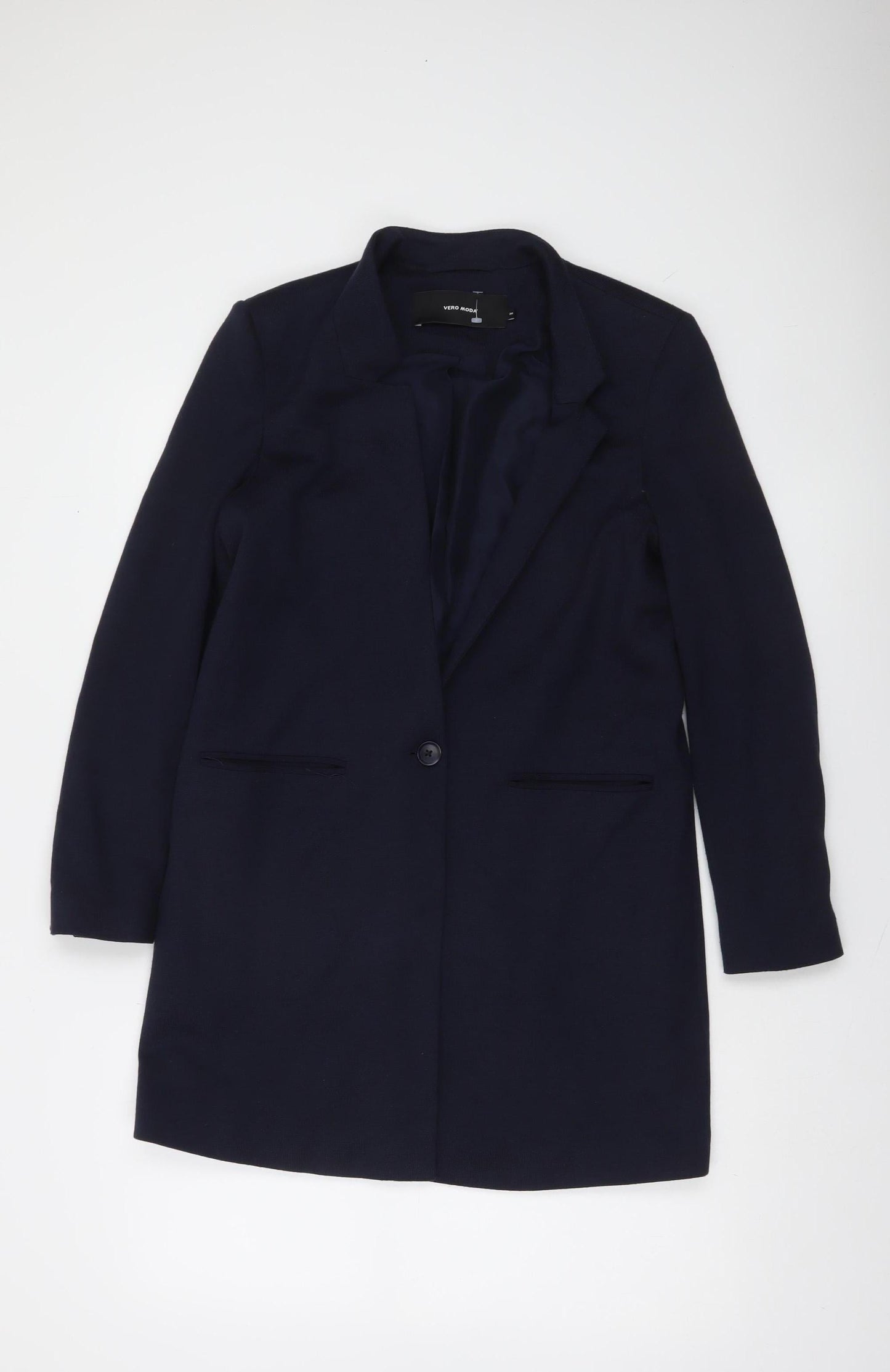Vero Moda Women's Blue Long Tailored Blazer Size 10