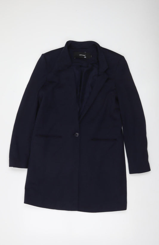 Vero Moda Women's Blue Long Tailored Blazer Size 10
