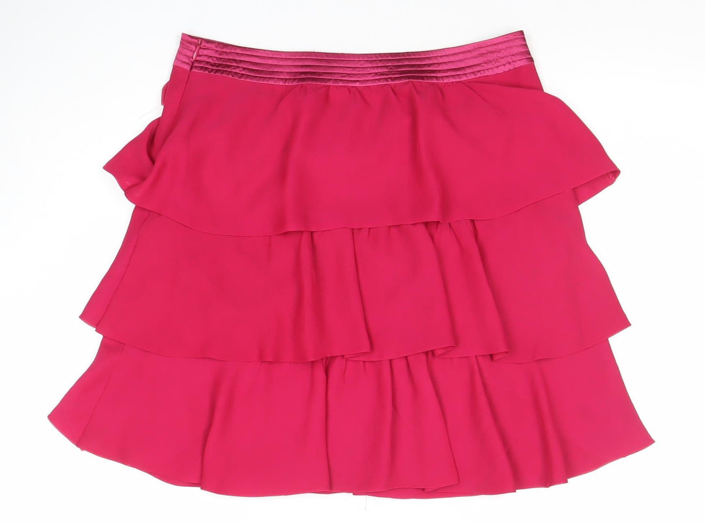 Awear Women’s Pink Layered Short Chiffon Skirt Size 10