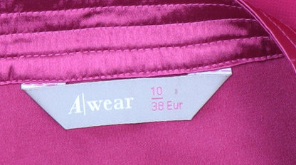Awear Women’s Pink Layered Short Chiffon Skirt Size 10