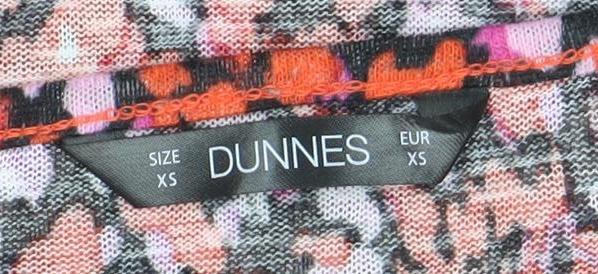 Dunnes Womens Multicoloured Animal Print Ruffle Sleeve Blouse XS
