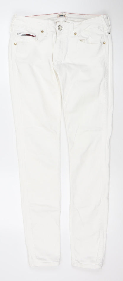 Hilfiger Denim Women's White Skinny Jeans Size 31 Slim Fit