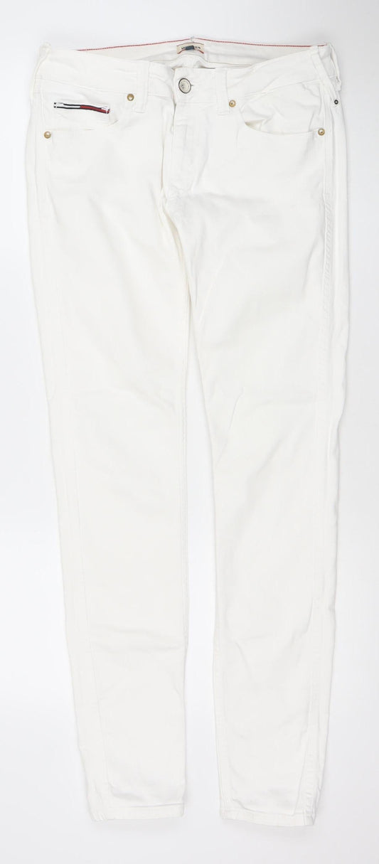 Hilfiger Denim Women's White Skinny Jeans Size 31 Slim Fit