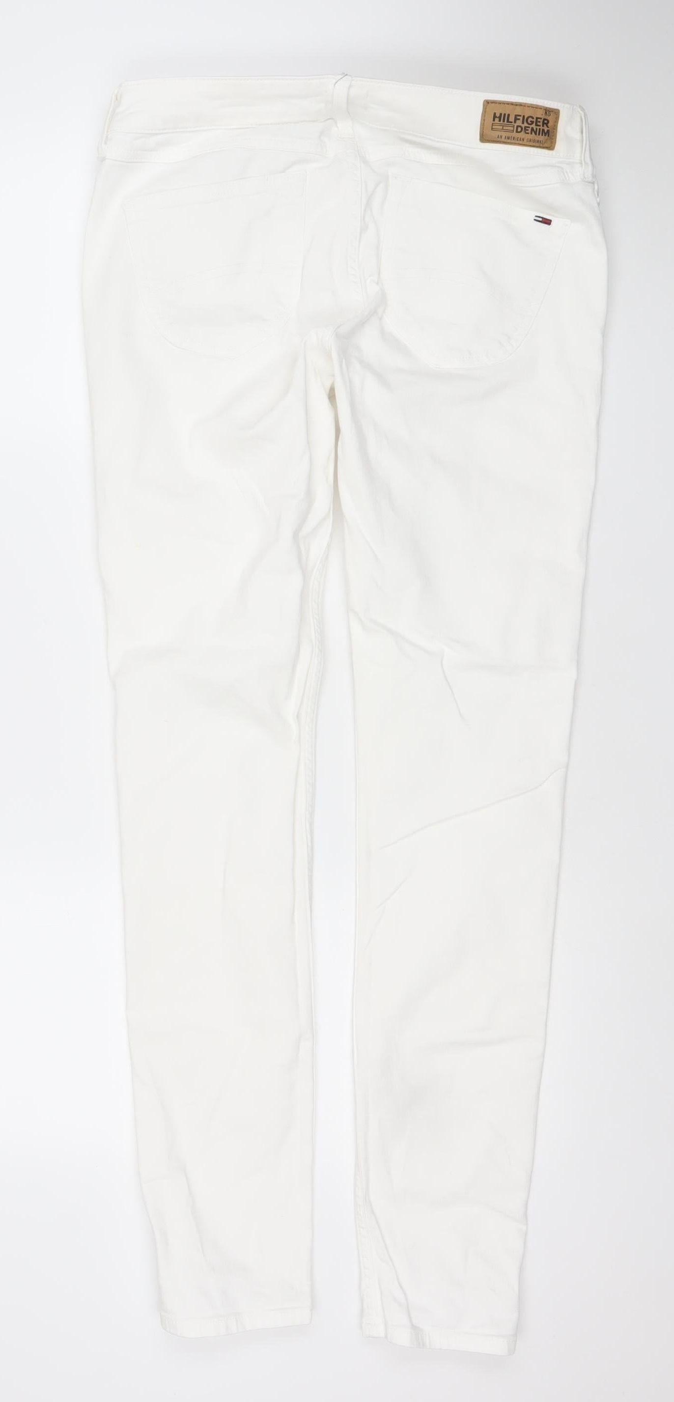 Hilfiger Denim Women's White Skinny Jeans Size 31 Slim Fit