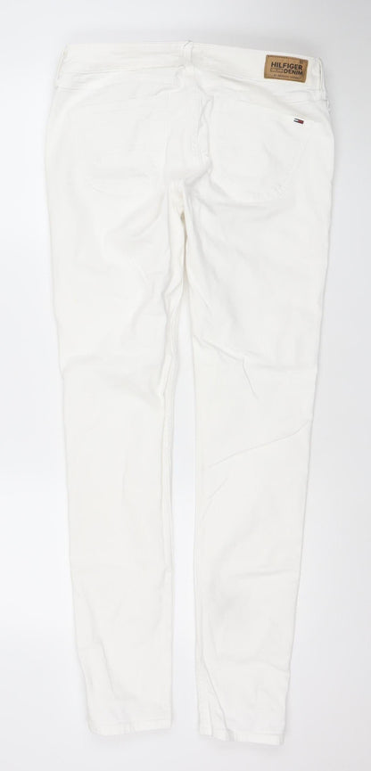 Hilfiger Denim Women's White Skinny Jeans Size 31 Slim Fit
