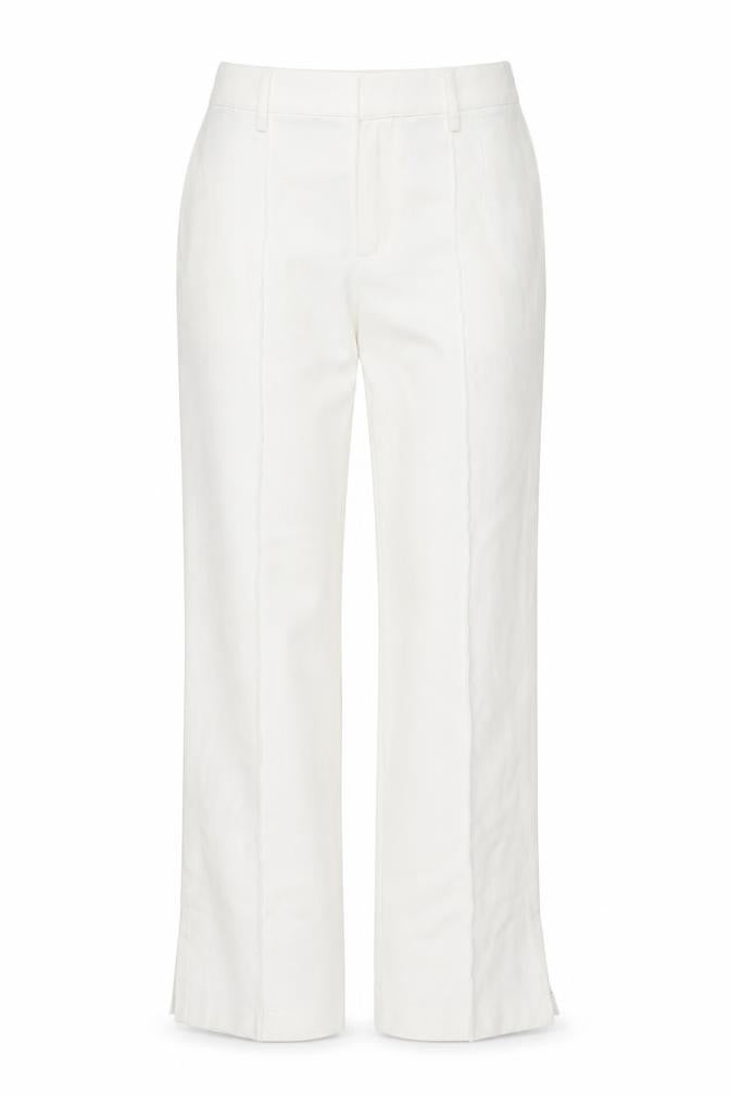 Womens UK Size 12 MNG Regular Fit BusinessFormal Ivory Trousers