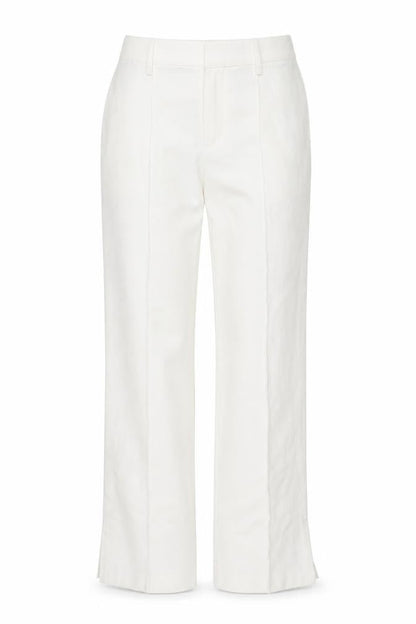 Womens UK Size 12 MNG Regular Fit BusinessFormal Ivory Trousers