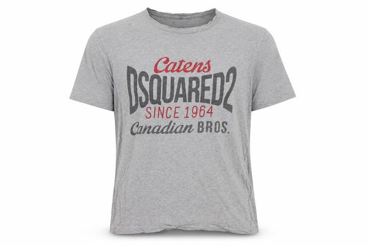 Dsquared2 Boys Grey Logo Print Cotton T-Shirt 8 Years