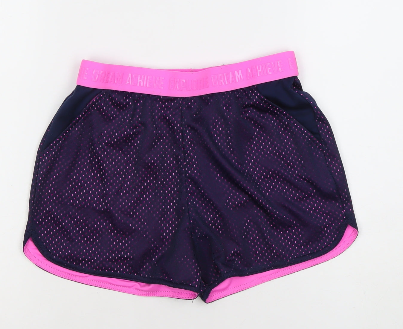St. Bernard for Dunnes Stores Womens Purple Biker Active Shorts Size 25in Waist