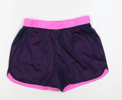 St. Bernard for Dunnes Stores Womens Purple Biker Active Shorts Size 25in Waist