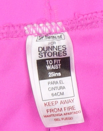 St. Bernard for Dunnes Stores Womens Purple Biker Active Shorts Size 25in Waist