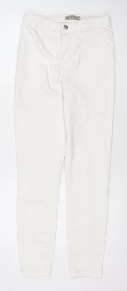 Denim Co Women’s White Skinny Stretch Jeans Size 10