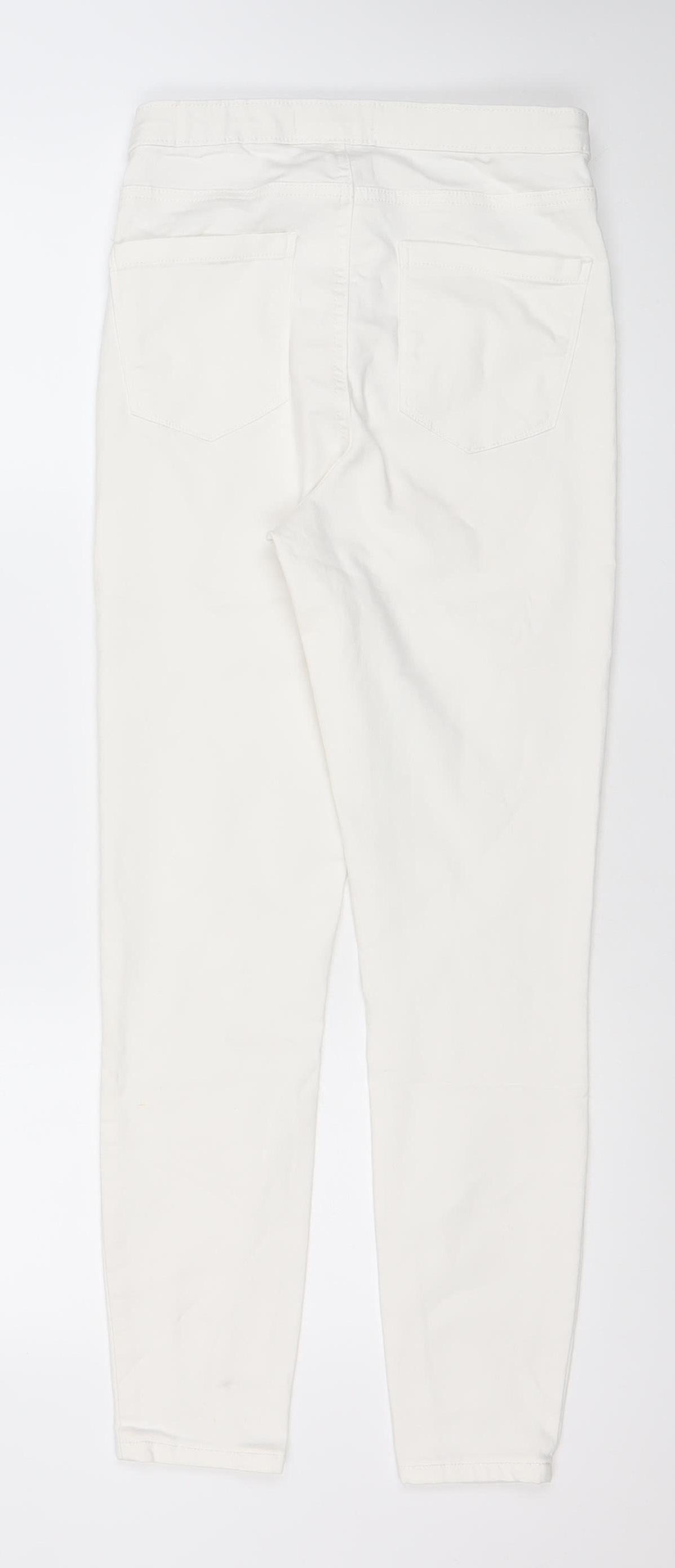 Denim Co Women’s White Skinny Stretch Jeans Size 10