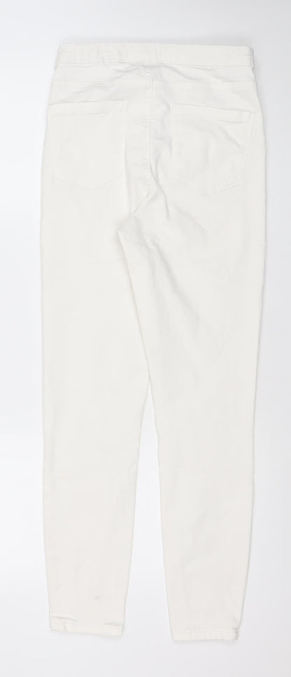 Denim Co Women’s White Skinny Stretch Jeans Size 10