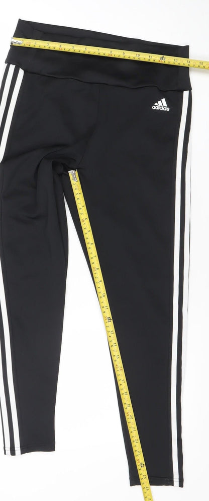 Adidas Women's Black AEROREADY Side Stripe Active Leggings M