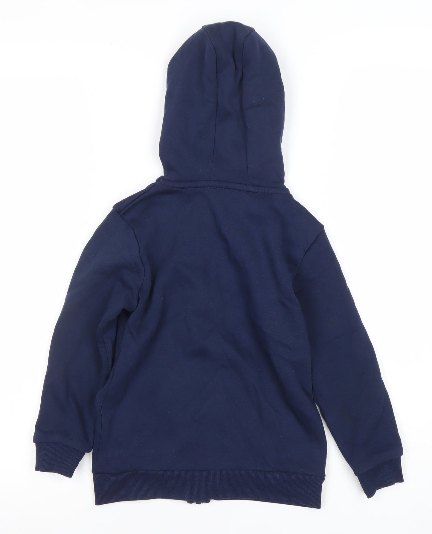 Dunnes Stores Boys Navy Full Zip Hoodie 5-6 Years Cotton Blend