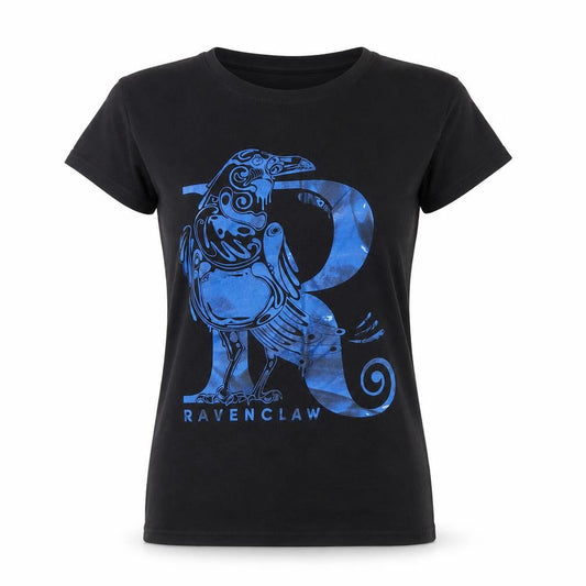 Fruit of the Loom Womens Black Ravenclaw Harry Potter T-Shirt Size S