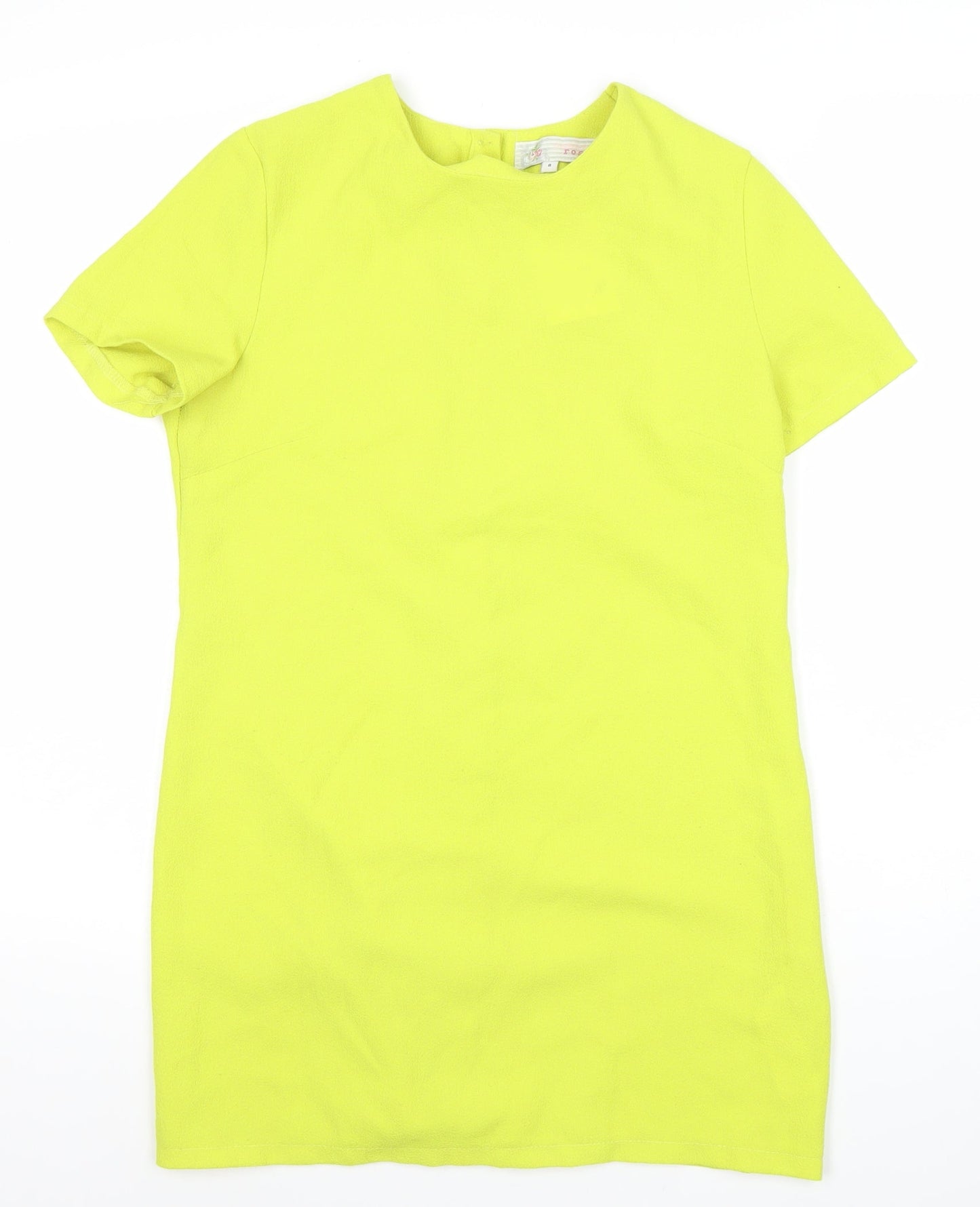 Cameo Rose Women’s Yellow Short Sleeve Shift Dress Size 8