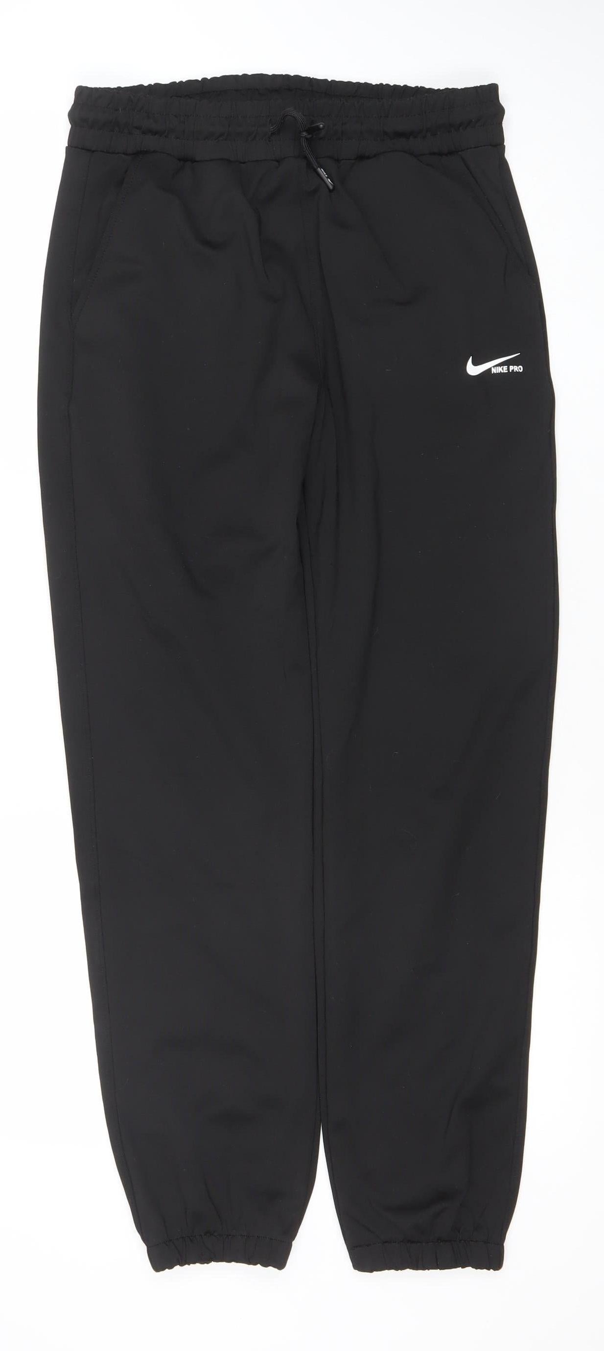 Nike Men’s Black L Jogger Trousers Athletic Fit Moisture Wicking