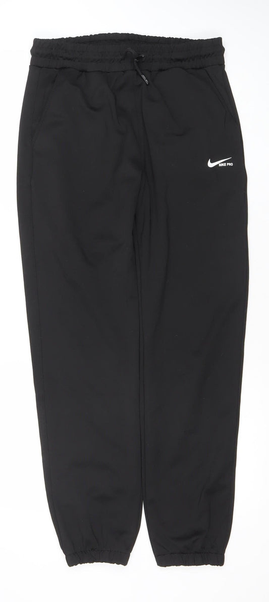 Nike Men’s Black L Jogger Trousers Athletic Fit Moisture Wicking