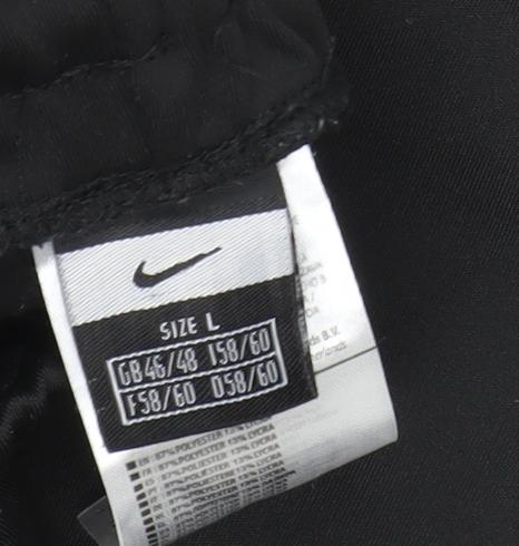 Nike Men’s Black L Jogger Trousers Athletic Fit Moisture Wicking