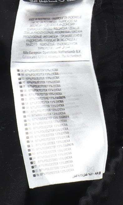 Nike Men’s Black L Jogger Trousers Athletic Fit Moisture Wicking