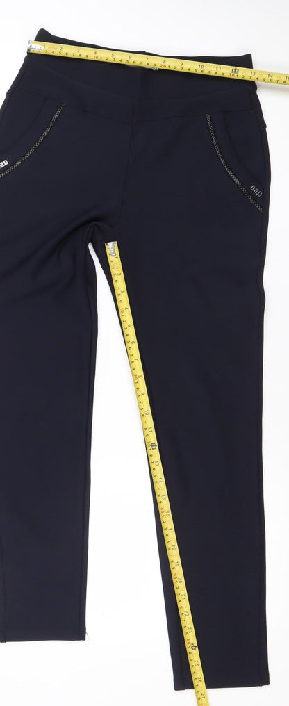 Yukime Paris Women’s Black Slim Fit Stretch Leggings M/L