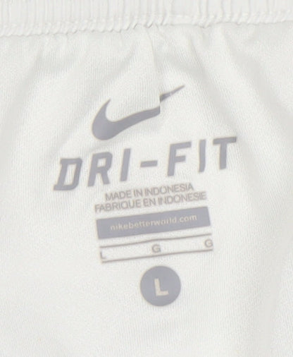 Nike Manchester United Men's White Dri-FIT Football Shorts L