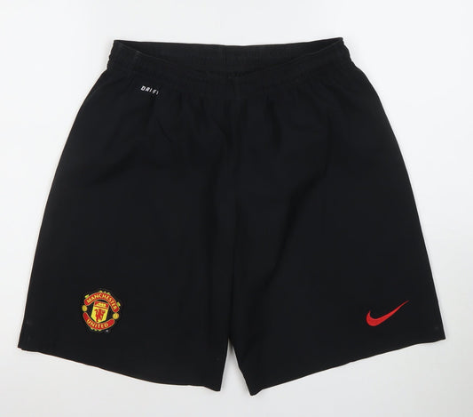 Nike Men’s Black Manchester United Dri-Fit Athletic Shorts Size L