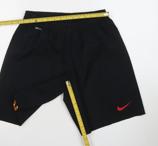 Nike Men’s Black Manchester United Dri-Fit Athletic Shorts Size L